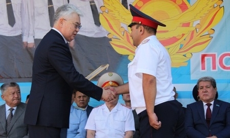 Профессиональный праздник полицейские ЮКО отметили на спартакиаде