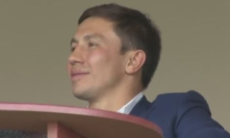 Головкин прибыл на матч «Атырау» — «Тобол» 