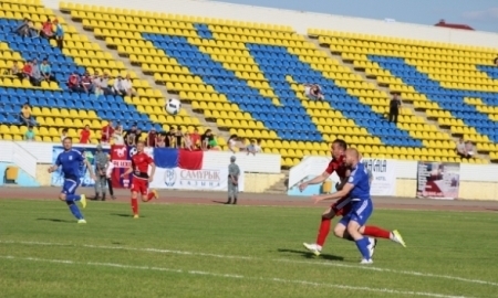 Фото с матча Премьер-Лиги «Акжайык» — «Тараз» 2:1