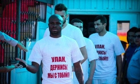 Фото с матча Премьер-Лиги «Атырау» — «Окжетпес» 2:1