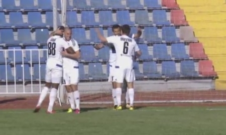 Видео гола Молдакараева в матче Премьер-Лиги «Окжетпес» — «Шахтер»