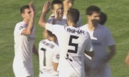 Видео гола Максимовича в матче Премьер-Лиги «Тобол» — «Астана»