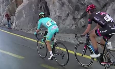 Видео финиша седьмого этапа «Тура Швейцарии» с участием гонщиков «Астаны»