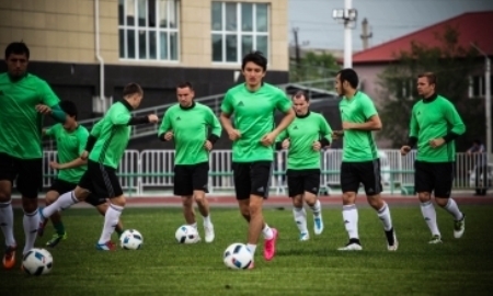 Видео с тренировки «Атырау» перед матчем с «Шахтером» 