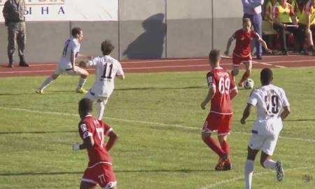 Видео гола Хайруллина в матче Премьер-Лиги «Окжетпес» — «Актобе»