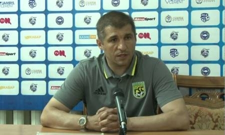 Видео послематчевой пресс-конференции Тетрадзе игры Премьер-Лиги «Тараз» — «Тобол» 2:0