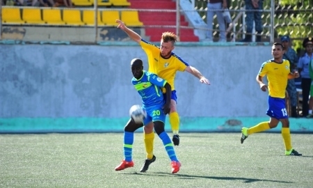 Фоторепортаж с матча Первой лиги «Каспий» — «Кыран» 1:0 