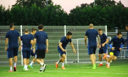 Видео тренировки «Ордабасы» перед матчем с «Чукарички»