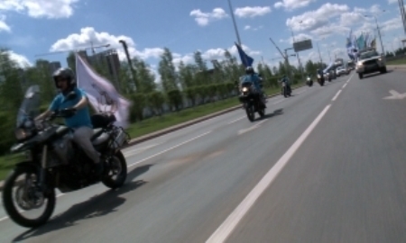 Мотопробег в честь казахстанских олимпийцев добрался до Астаны