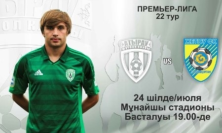 Определилось время начала матча «Атырау» — «Жетысу» 