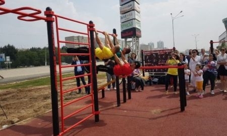 НОК РК открыл в Актобе спортплощадку