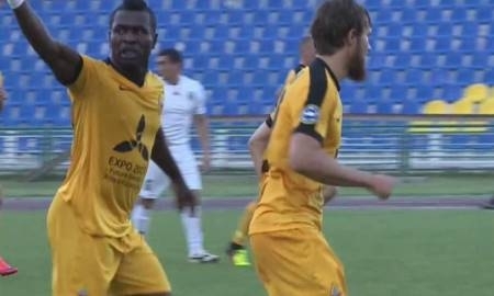 Видео гола Гоу в матче Премьер-Лиги «Жетысу» — «Кайрат» 1:1