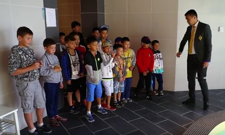 Участники летнего лагеря «Кайрата» посетили базу клуба