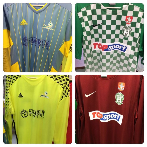 «Жальгирис» и «Астана» определились с формой на матч