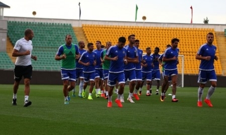 Видео с предыгровой тренировки «Маккаби» в Алматы