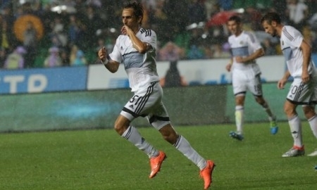 Видео послематчевого интервью Бенаюна игры Лиги Европы «Кайрат» — «Маккаби» 1:1