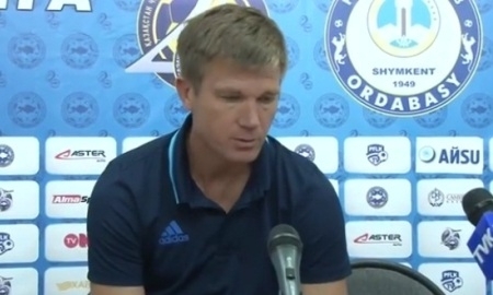 Видео послематчевой пресс-конференции Максимова игры Премьер-Лиги «Ордабасы» — «Тараз» 0:3