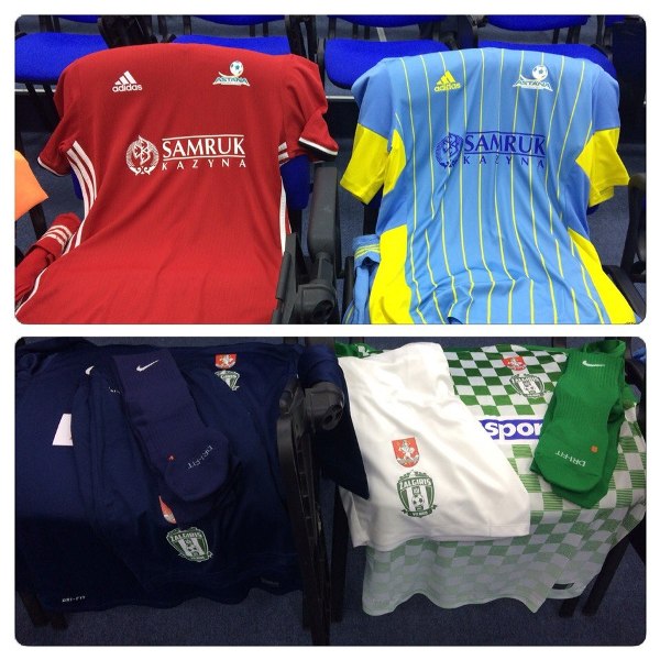 «Астана» и «Жальгирис» определились с формой на матч Лиги Чемпионов