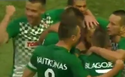Видео гола Эливелто в матче Лиги Чемпионов «Астана» — «Жальгирис»