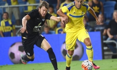 Фоторепортаж матча Лиги Европы «Маккаби» — «Кайрат» 2:1