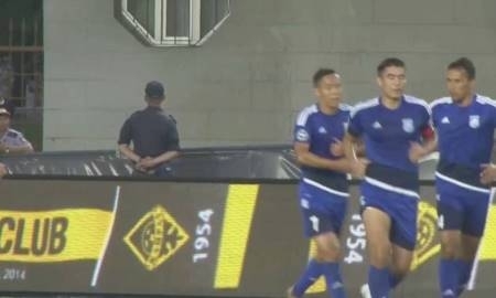 Видео гола Тажимбетова в матче Премьер-Лиги «Кайрат» — «Тараз»