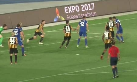 Видеообзор матча Премьер-Лиги «Кайрат» — «Тараз» 3:1