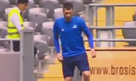 Видеосюжет о подготовке «Астаны» к матчу с «Селтиком»