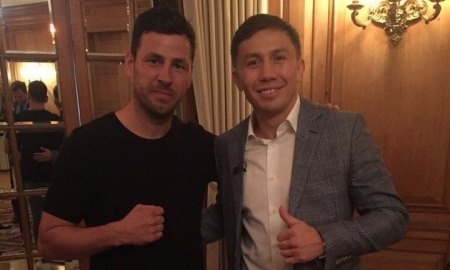 Головкин и Баркер встретились вне ринга