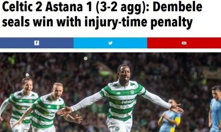 «В этот раз, к счастью, всё закончилось хэппи-эндом, но могло быть и иначе». Обзор шотландских СМИ после матча «Селтик» — «Астана»
