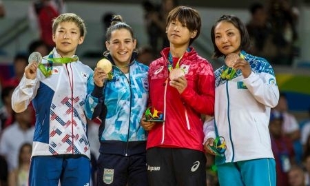 <strong>Дзюдоистка Отгонцецег Галбадрах принесла Казахстану первую медаль Олимпиады-2016</strong>