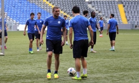 «Иртыш» провел предыгровую тренировку в Астане