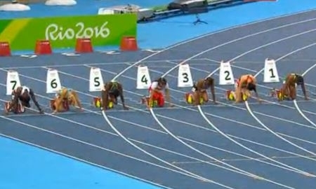 Видео забега легкоатлетки Кашафутдиновой первого раунда стометровки Олимпиады-2016