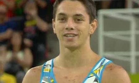 Видео выступления батутиста Алиева в квалификации Олимпиады-2016