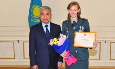 Министр обороны РК поздравил Рыпакову с бронзовой медалью в Рио