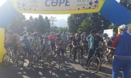 Участники алматинского велопробега могут выиграть путевку в Европу