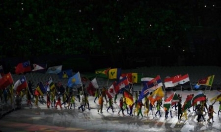 Национальная сборная Казахстана прошла на Параде атлетов на закрытии Олимпиады-2016