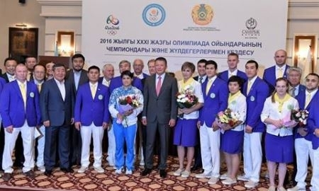 Президент НОК РК встретился с олимпийцами