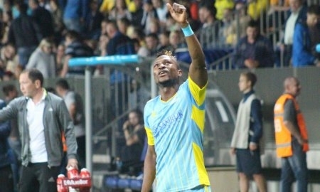 Болельщики признали Твумаси лучшим игроком «Астаны» матча против БАТЭ