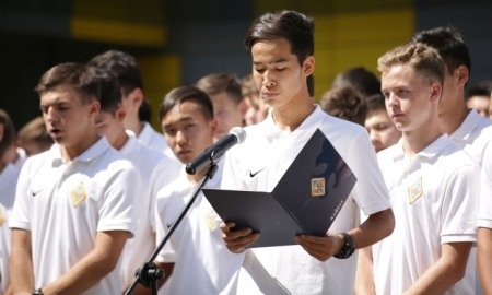 Новые воспитанники Академии «Кайрата» приняли присягу