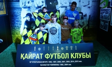 Выставку «Кайрата» посетили воспитанники Алматинского детдома