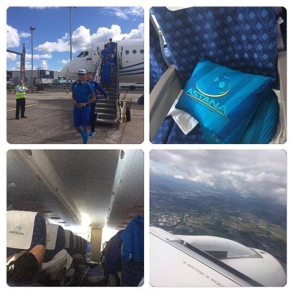 «Астана» прилетела в Глазго