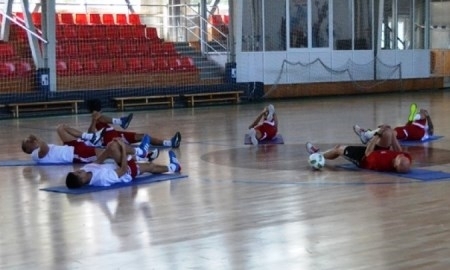 Фоторепортаж с тренировки «Кайрата»