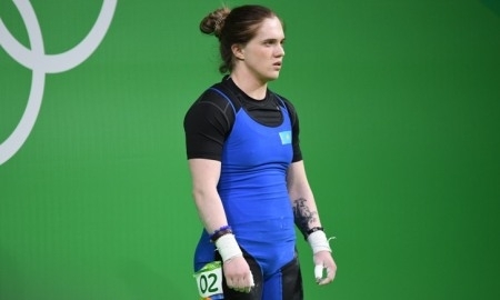 Фото с выступления бронзового призера Олимпиады-2016 Горичевой