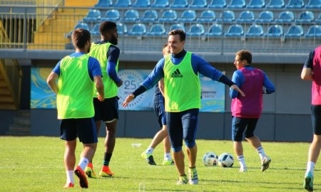 Фоторепортаж с тренировки «Окжетпеса»