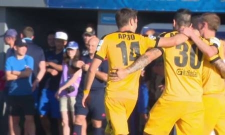 Видео гола Асеведо в матче Премьер-Лиги «Окжетпес» — «Кайрат» 1:3