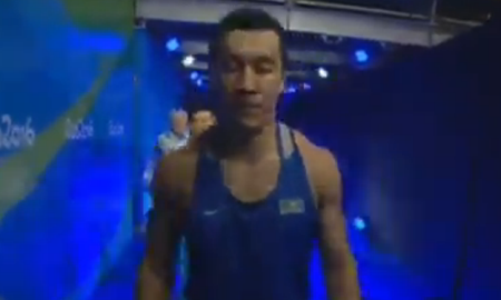 Видео боксерского поединка Олимпиады-2016 Ниязымбетов — Маммадов