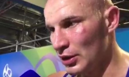 Видео интервью Дычко после победы в четвертьфинальном поединке Олимпиады-2016