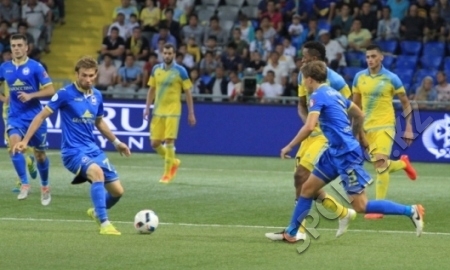 Видеообзор матча Лиги Европы «Астана» — БАТЭ 2:0