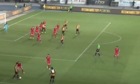 Видео гола Гоу в матче Премьер-Лиги «Кайрат» — «Актобе» 