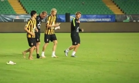 «Кайрат» провел тренировку сразу после матча с «Актобе»